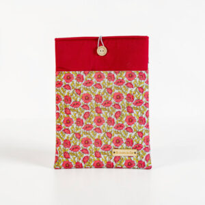 Funda Libro Estampado Amapolas 2